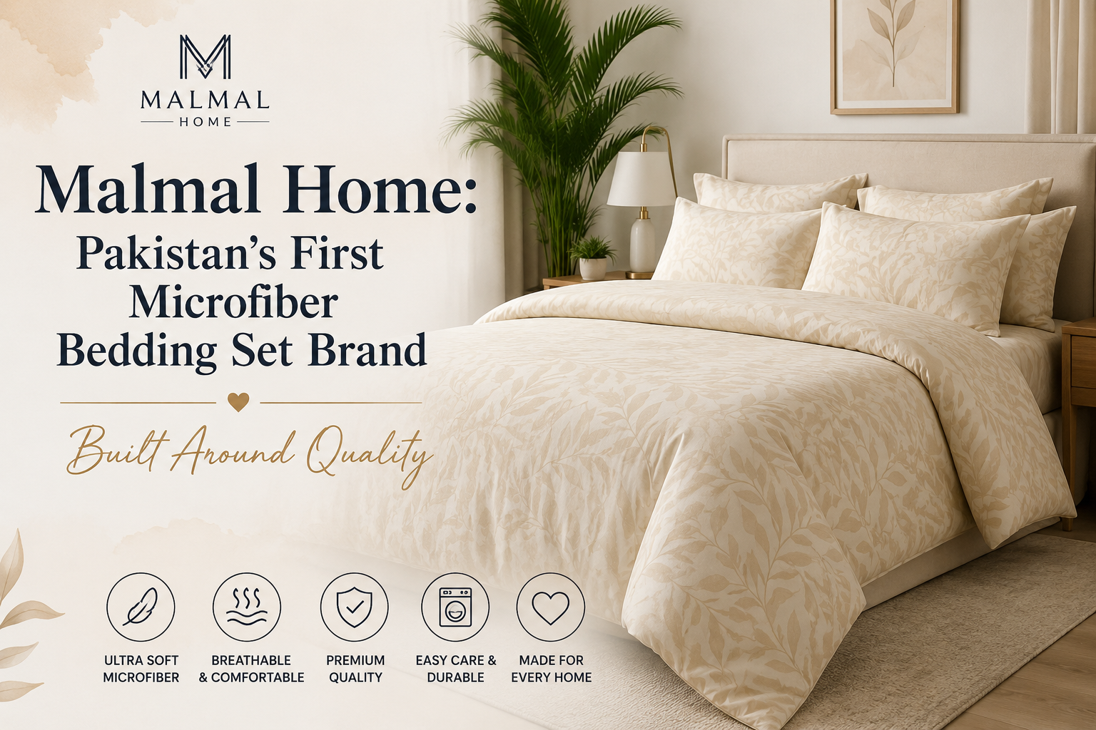 Malmal Home: Pakistan's First Microfiber Bedding Set Brand Built Around Quality