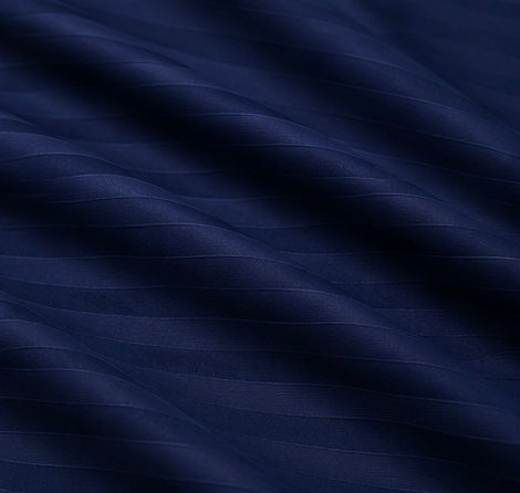 Blue Microfiber Bedsheet Set - Standard Double Size Bedsheet with 2 Pillow Cover