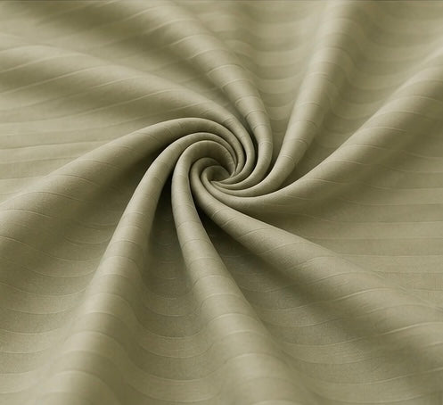 Light Green Microfiber Bedsheet Set - Standard Double Size Bedsheet with 2 Pillow Cover