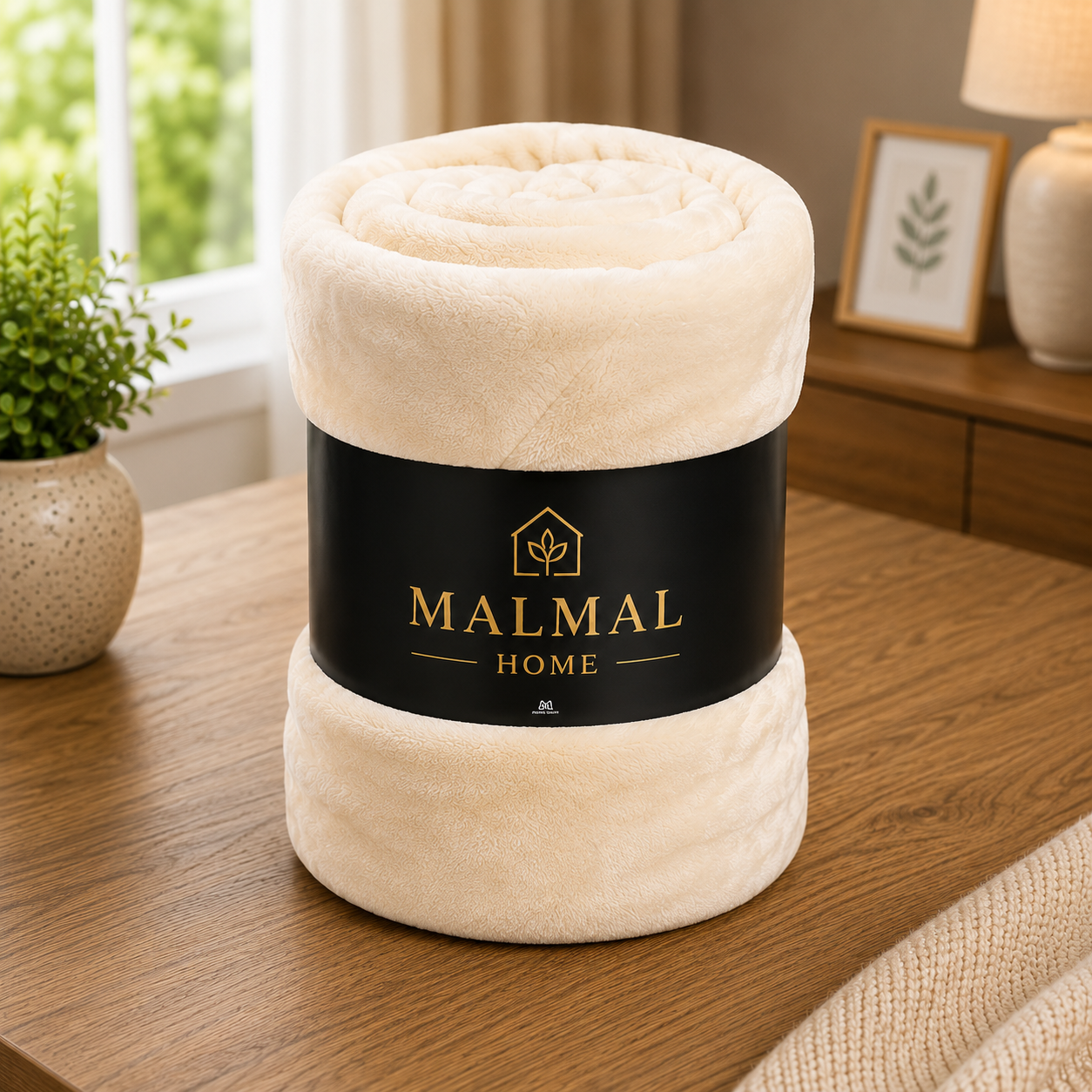 Ivory Cream Premium AC Blanket