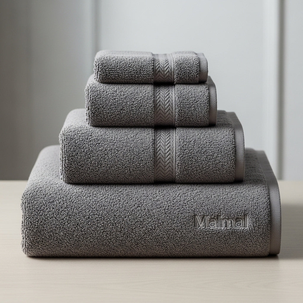 Malmal Charcoal Towel Bundle (3-Piece Set)