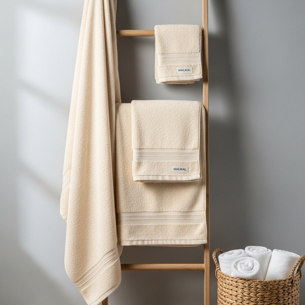 Malmal Ivory Towel Bundle (3-Piece Set)