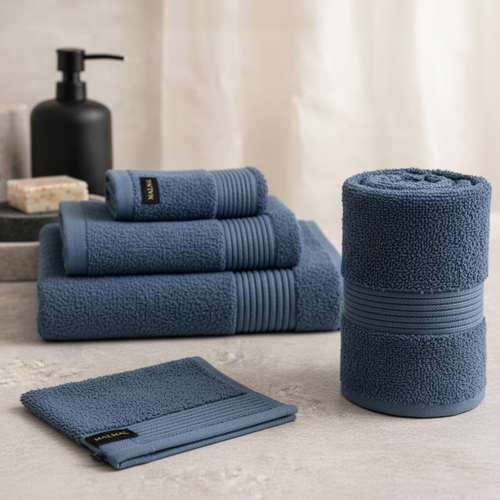 Malmal Blue Towel Bundle (3-Piece Set)
