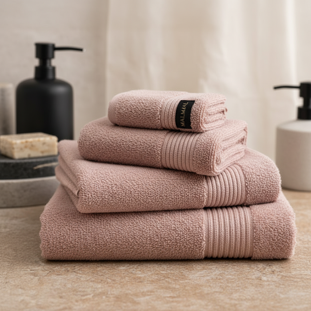 Malmal Pink Towel Bundle (3-Piece Set)