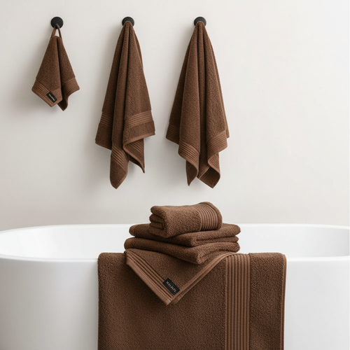 Malmal Brown Towel Bundle (3-Piece Set)