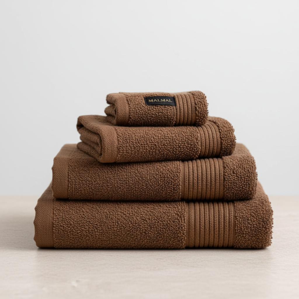 Malmal Brown Towel Bundle (3-Piece Set)