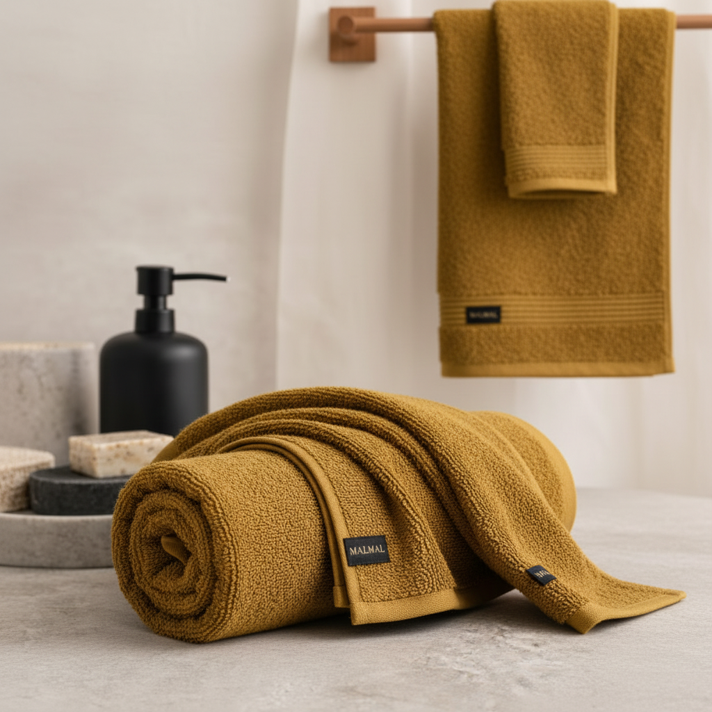 Malmal Yellow Towel Bundle (3-Piece Set)