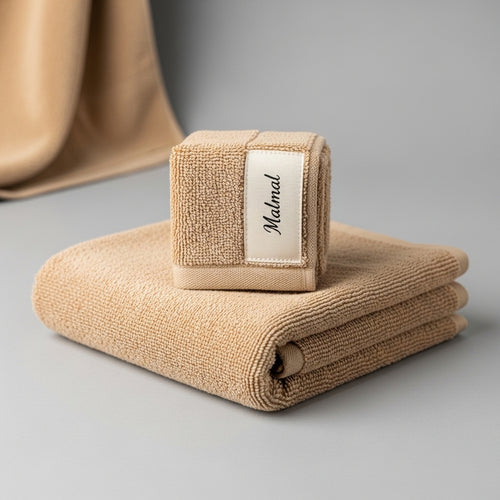 Malmal Beige Towel Bundle (3-Piece Set)