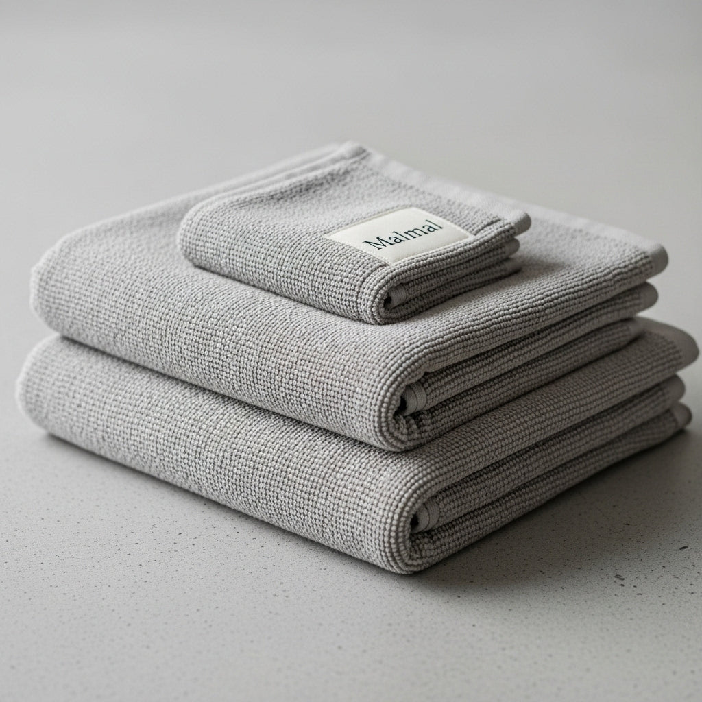 Malmal Charcoal Towel Bundle (3-Piece Set)
