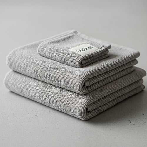 Malmal Charcoal Towel Bundle (3-Piece Set)
