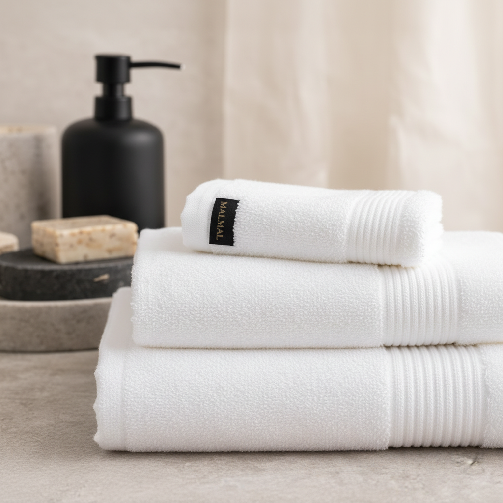 Malmal White Towel Bundle (3-Piece Set)