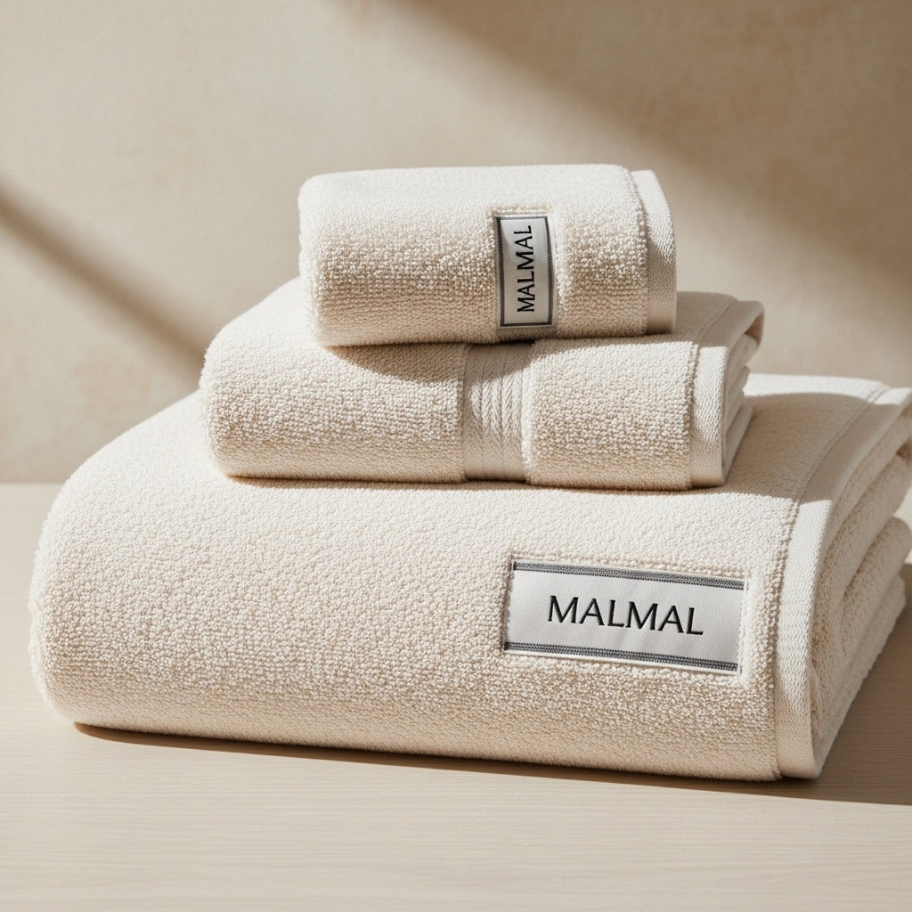 Malmal Ivory Towel Bundle (3-Piece Set)