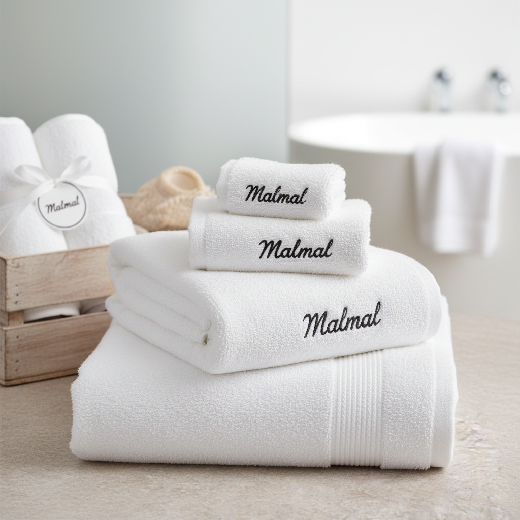 Malmal White Towel Bundle (3-Piece Set)