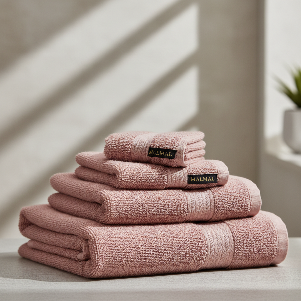 Malmal Pink Towel Bundle (3-Piece Set)