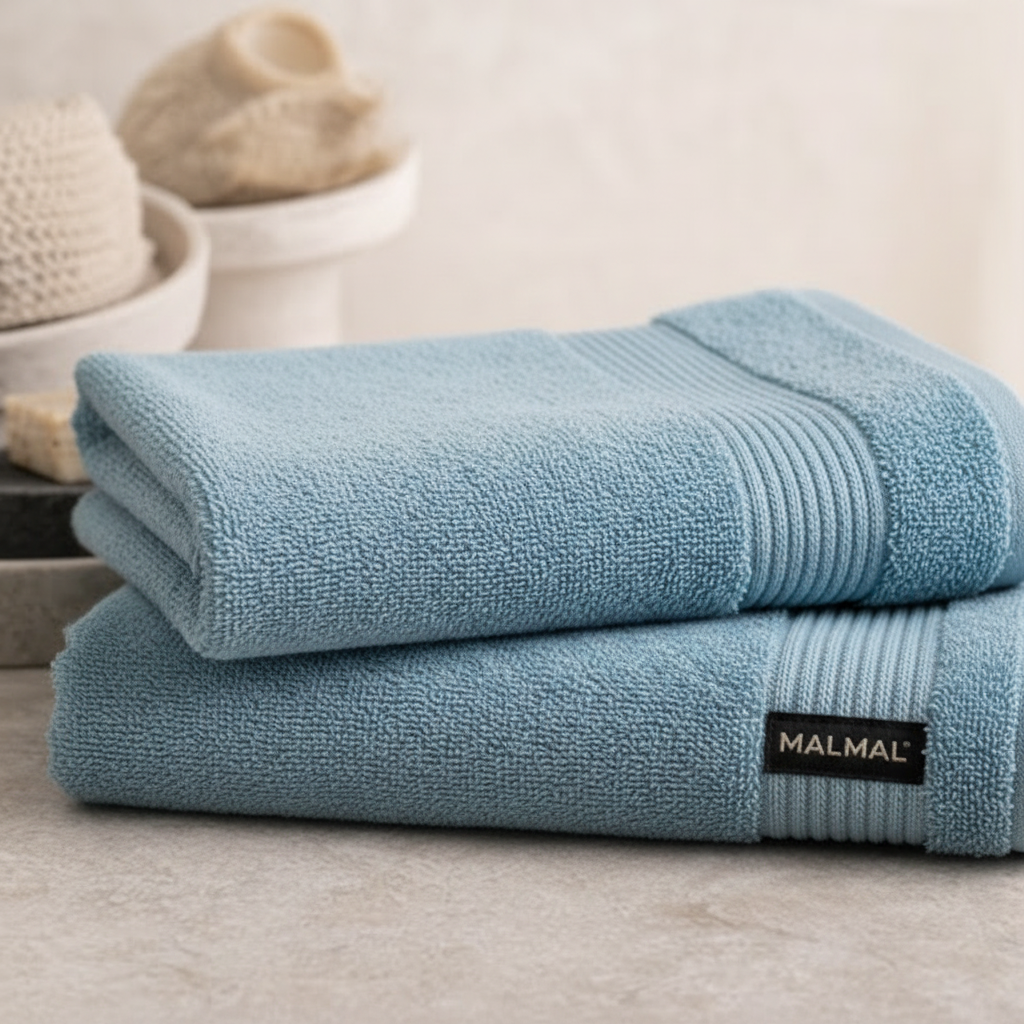 Malmal Sky-Blue Towel Bundle (3-Piece Set)