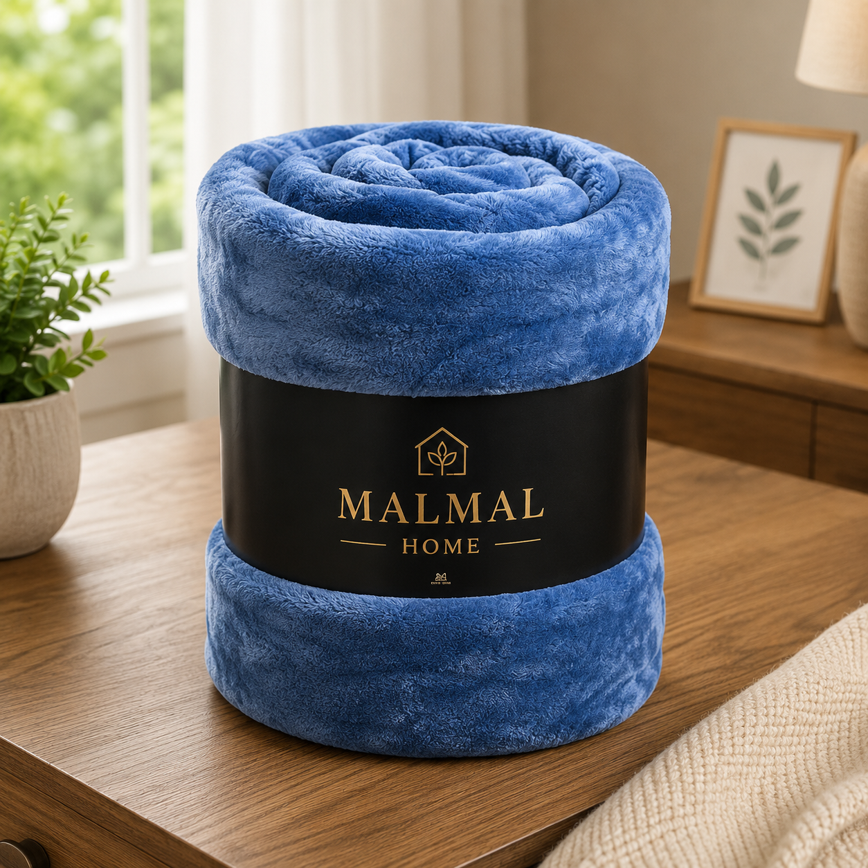 Sky Blue Premium AC Blanket
