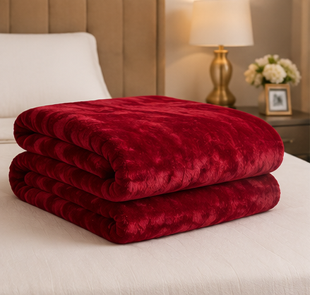 Ruby Red Premium AC Blanket